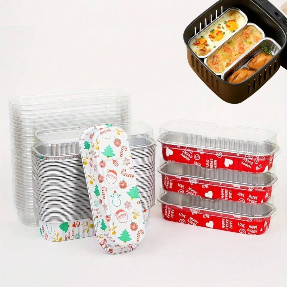 Egg Waffle Pan - Rectangular Disposable Baking Pan Muffin Jar