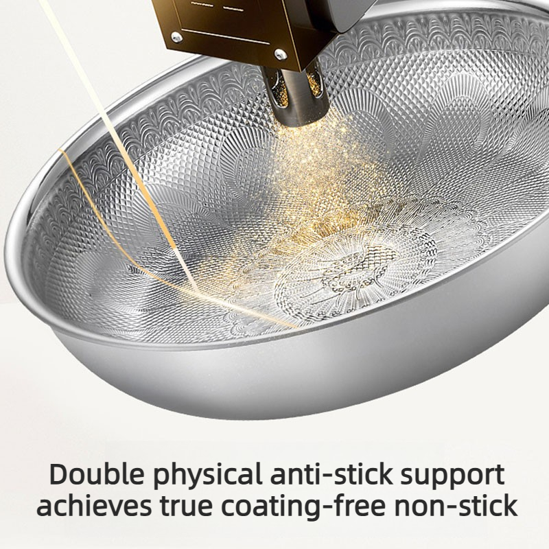 28cm Pure Titanium Hammered Pr - Egg Waffle Pan ulasan dan harga